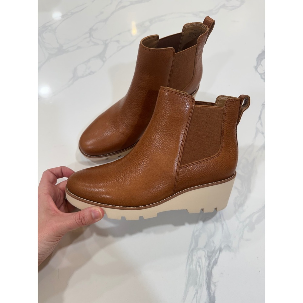 Vionic Women's Brown Aliso Wedge Chelsea Boot Size 7.5 - Picture 5 of 10
